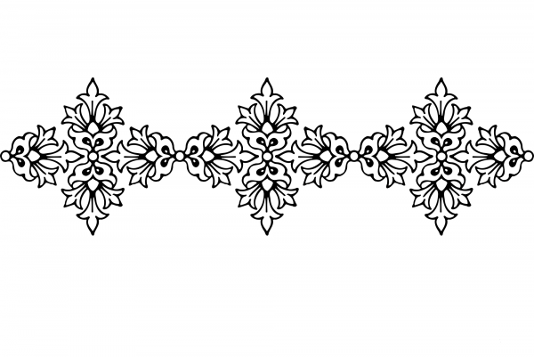 Vintage Decorative Divider coloring page image