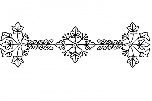 Vintage Decorative Divider coloring page image