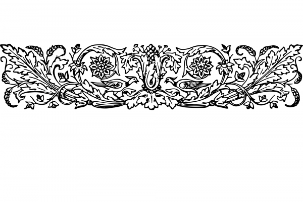 Vintage Decorative Divider coloring page image