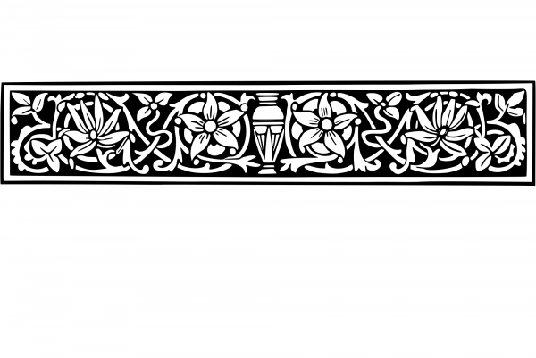 Vintage Decorative Divider coloring page image