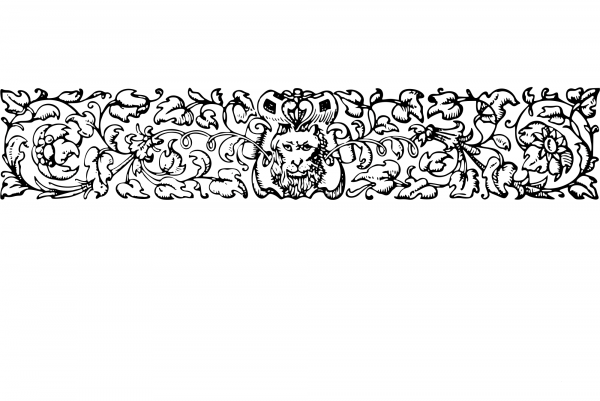 Vintage Decorative Divider coloring page image