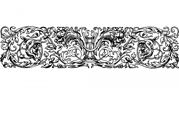 Vintage Decorative Divider coloring page image