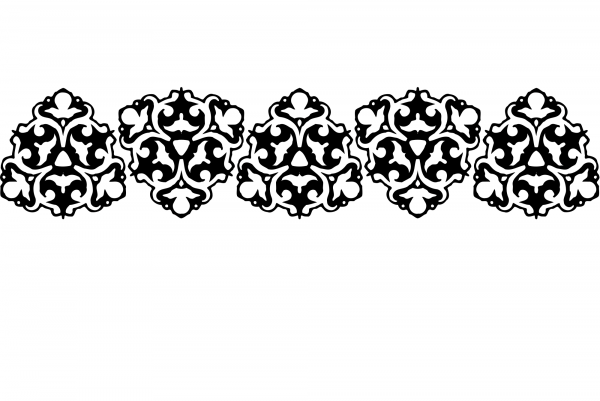 Vintage Decorative Divider coloring page image