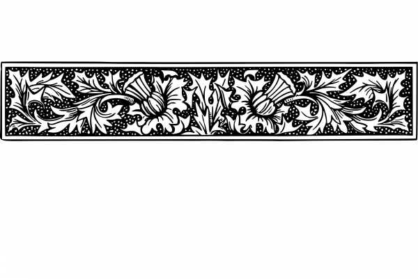 Vintage Decorative Divider coloring page image
