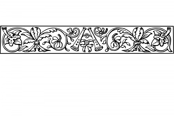 Vintage Decorative Divider coloring page image