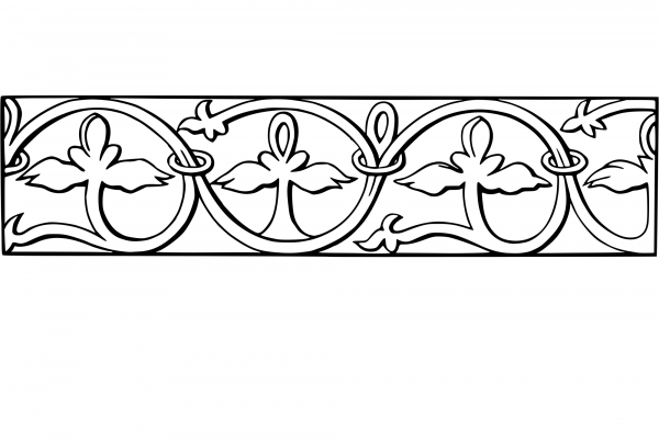 Vintage Decorative Divider coloring page image