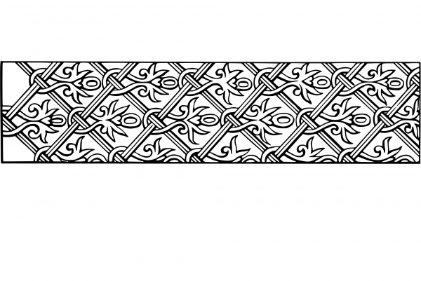 Vintage Decorative Divider coloring page image