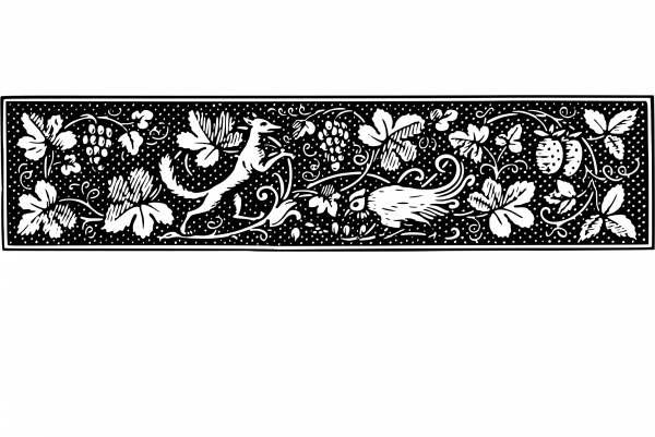Vintage Decorative Divider coloring page image