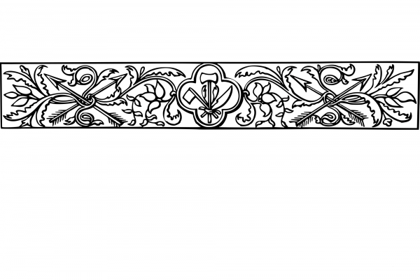 Vintage Decorative Divider coloring page image