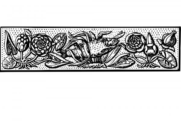 Vintage Decorative Divider coloring page image