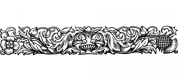 Vintage Decorative Divider coloring page image