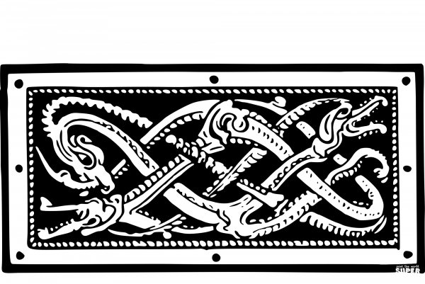 Vintage Decorative Divider coloring page image