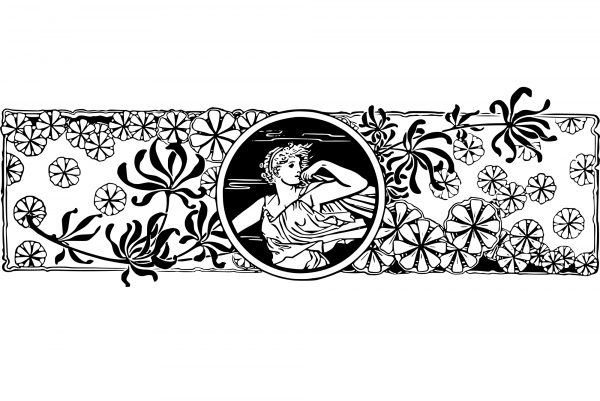 Vintage Decorative Divider coloring page image