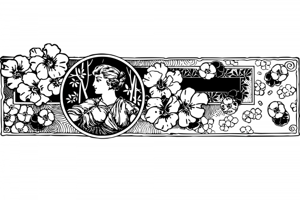 Vintage Decorative Divider coloring page image