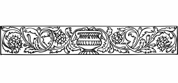 Vintage Decorative Divider coloring page image