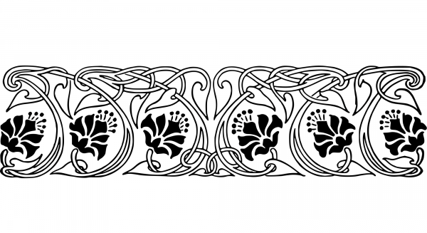 Vintage Decorative Divider coloring page image