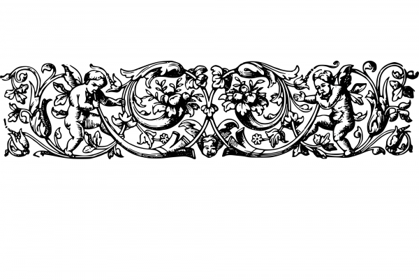 Vintage Decorative Divider coloring page image