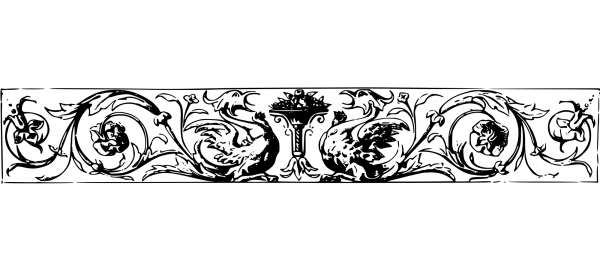 Vintage Decorative Divider coloring page image