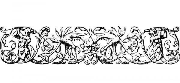 Vintage Decorative Divider coloring page image