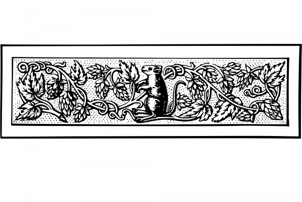 Vintage Decorative Divider coloring page image
