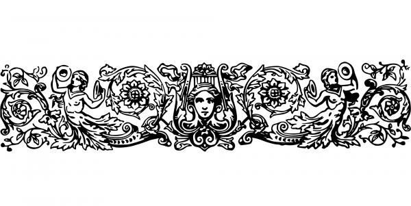 Vintage Decorative Divider coloring page image