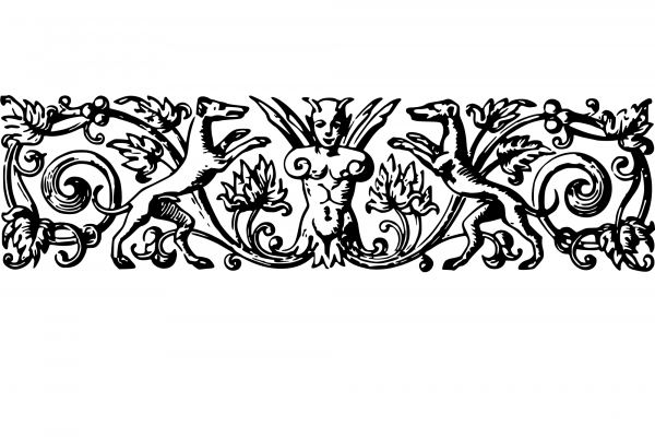 Vintage Decorative Divider coloring page image