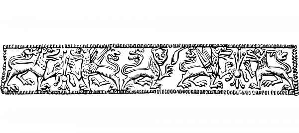 Vintage Decorative Divider coloring page image