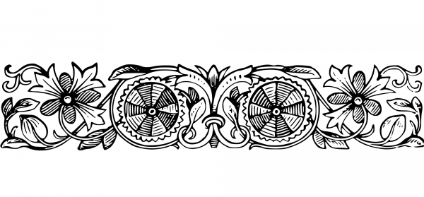 Vintage Decorative Divider coloring page image