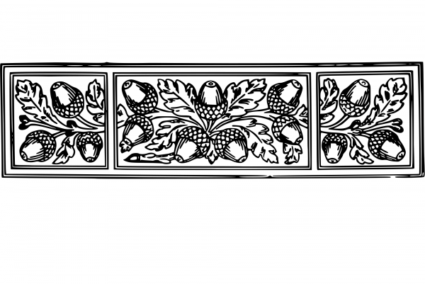 Vintage Decorative Divider coloring page image
