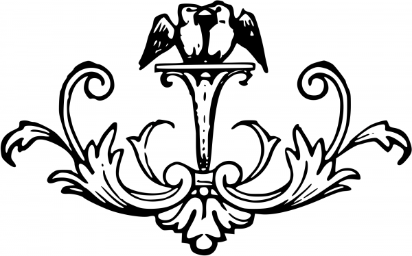 Vintage Decorative Divider coloring page image