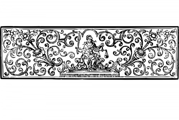 Vintage Decorative Divider coloring page image