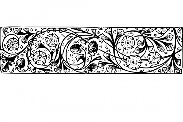 Vintage Decorative Divider coloring page image