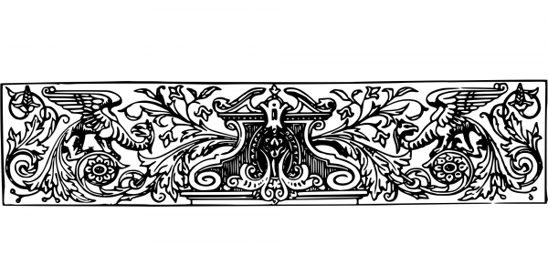 Vintage Decorative Divider coloring page image