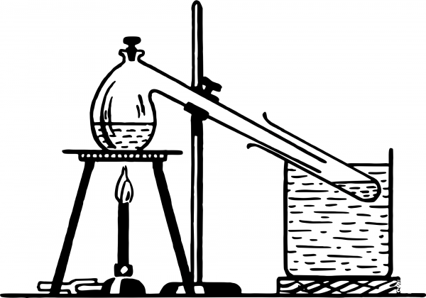 Vintage Distillation coloring page image