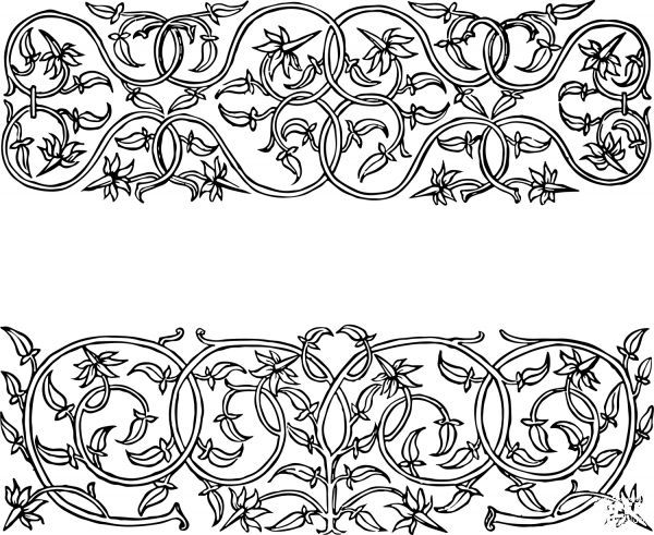 Vintage Dividers coloring page image