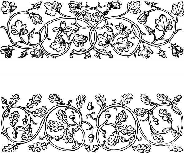 Vintage Dividers coloring page image