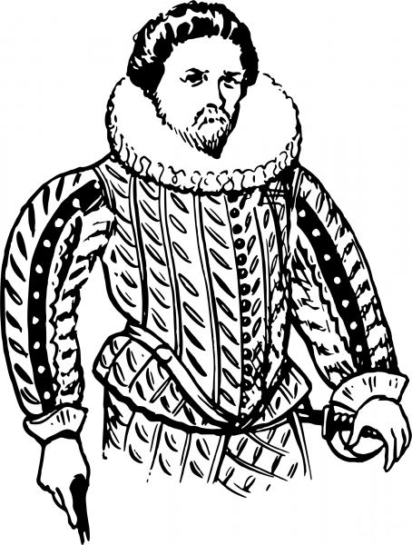 Vintage Doublet coloring page image