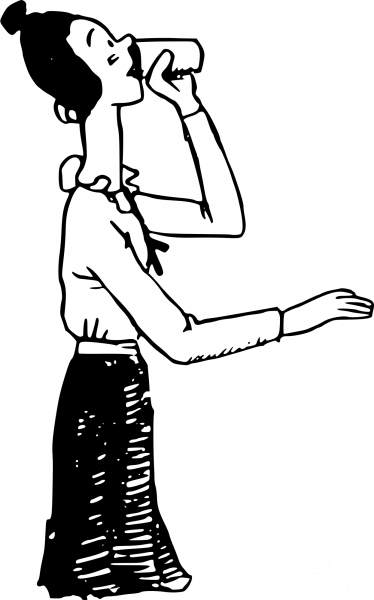 Vintage Drink Cartoon coloring page image