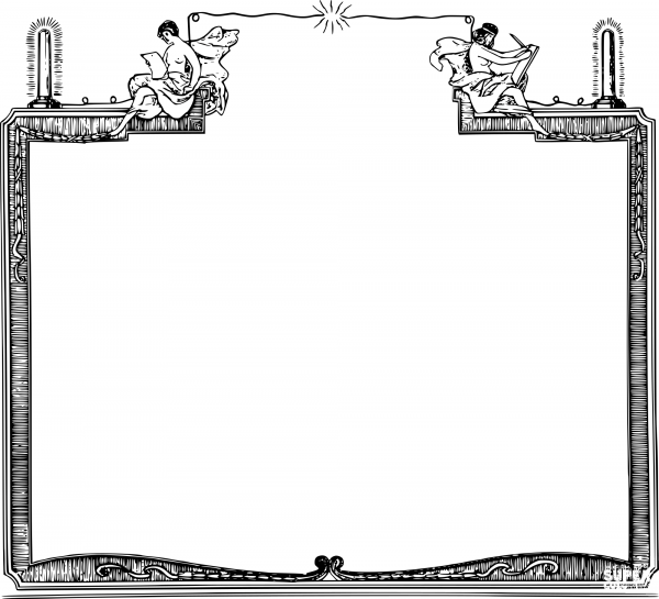 Vintage Electric Ladies Frame coloring page image