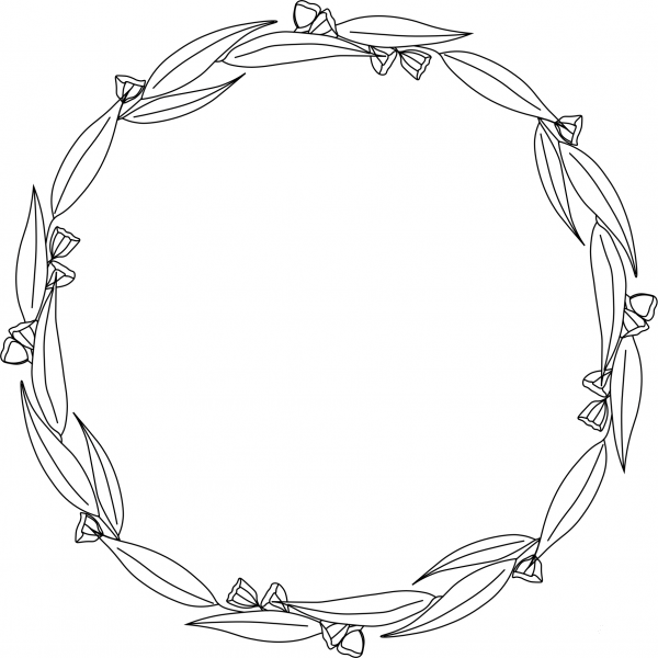 Vintage Eucalype coloring page image