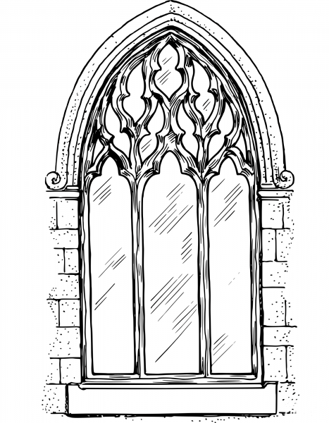 Vintage Flamboyant coloring page image