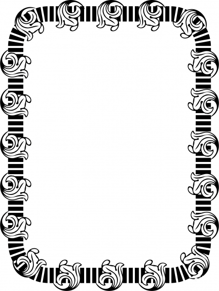 Vintage Frame coloring page image