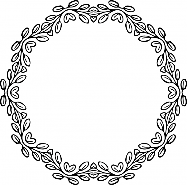 Vintage Frame coloring page image