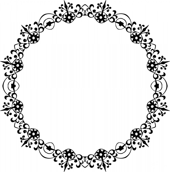 Vintage Frame coloring page image