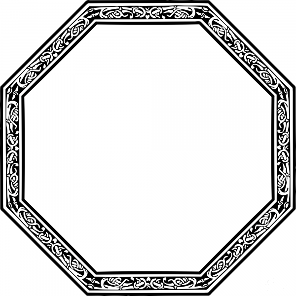 Vintage Frame coloring page image