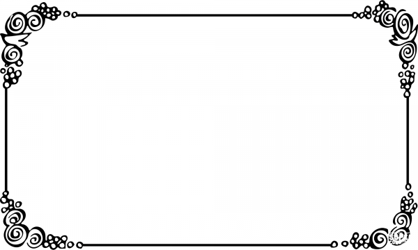 Vintage Frame coloring page image