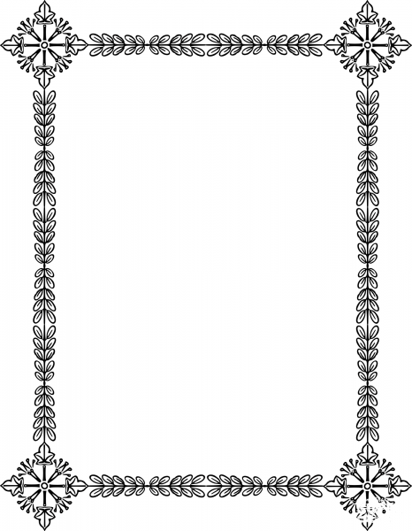 Vintage Frame coloring page image
