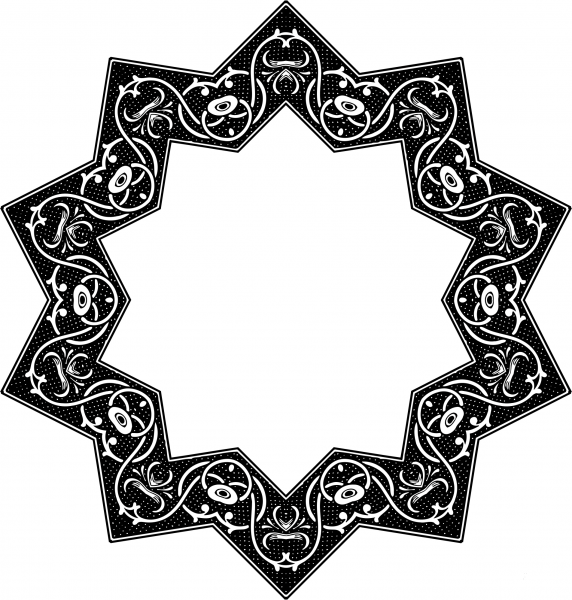 Vintage Frame coloring page image