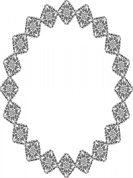 Vintage Frame coloring page image