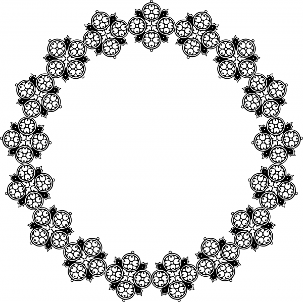 Vintage Frame coloring page image